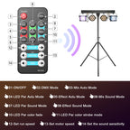 5 in 1 DJ lights with stand sound activated DMX remote control LED par light 3/6/15CH party wedding KTV