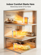 Electric mica infrared space heaters for large room whole room indoor use bedroom office garage