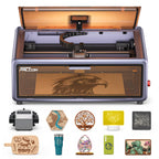 Falcon A1 10W Laser Engraver 80W Enclosed 600mm/s HD Camera Auto Pos Smart Recognition Wood Metal Class 1