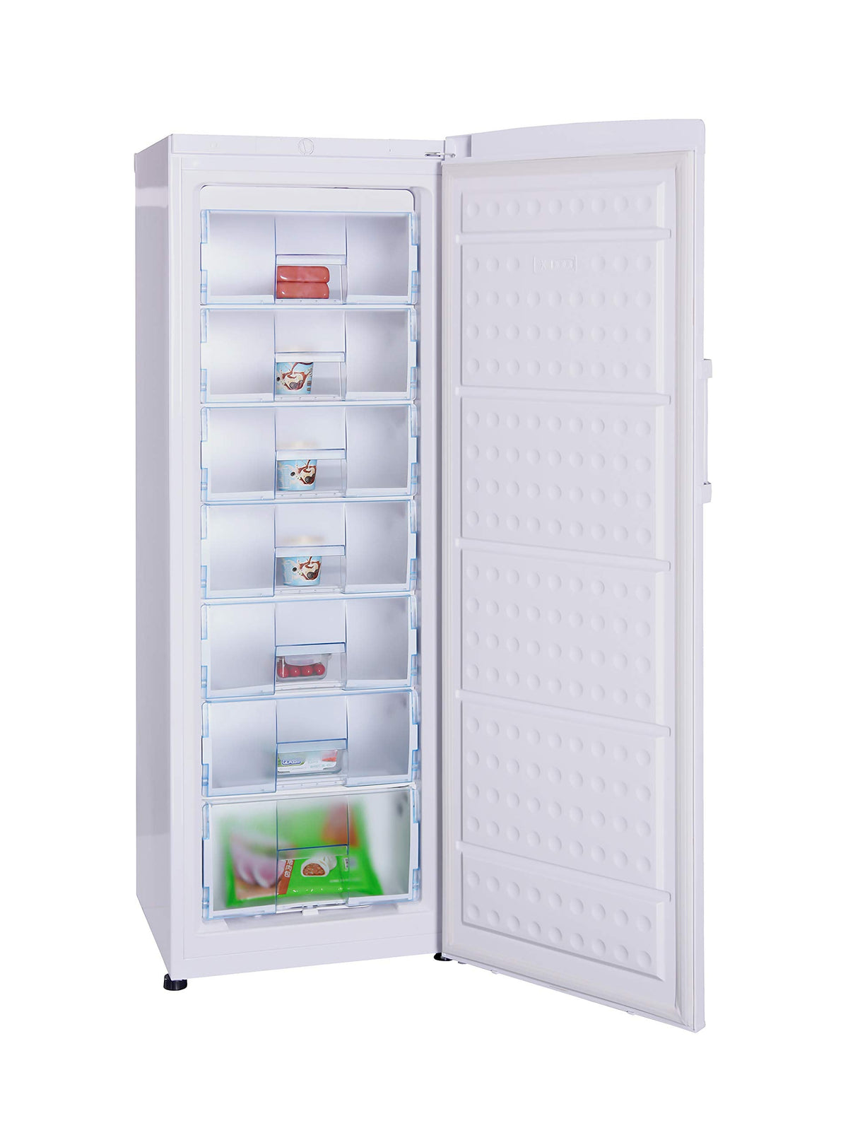 HBFRF1100 11 cu ft Upright Freezer White Freestanding Large Capacity Home Kitchen Pantry Storage