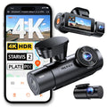 N4 Pro S 4K 3 Channel Dash Cam Triple STARVIS 2 HDR Car Camera with GPS WiFi Night Vision for Cars Trucks