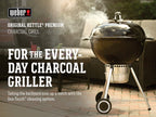 Original Kettle Premium Charcoal Grill 22 Inch Black Outdoor Barbecue Grill for Family Cooking