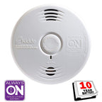 Smoke and CO Detector Alarm Voice Warning Hardwired 10 Year Lithium Battery Backup Interconnectable i12010SCO