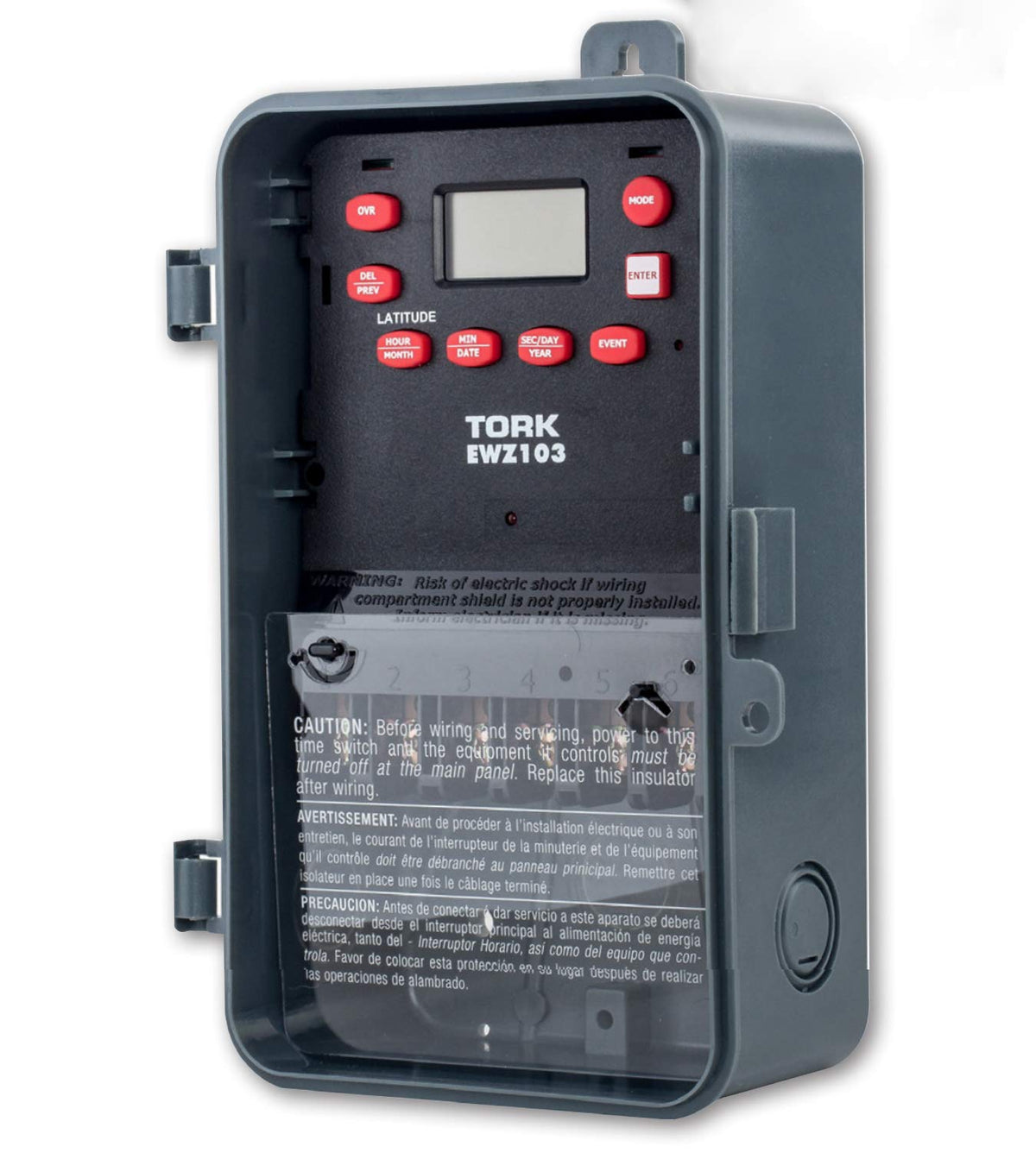 Electronic programmable multipurpose control astronomic 7 day time switch EWZ Series 120 to 277 V