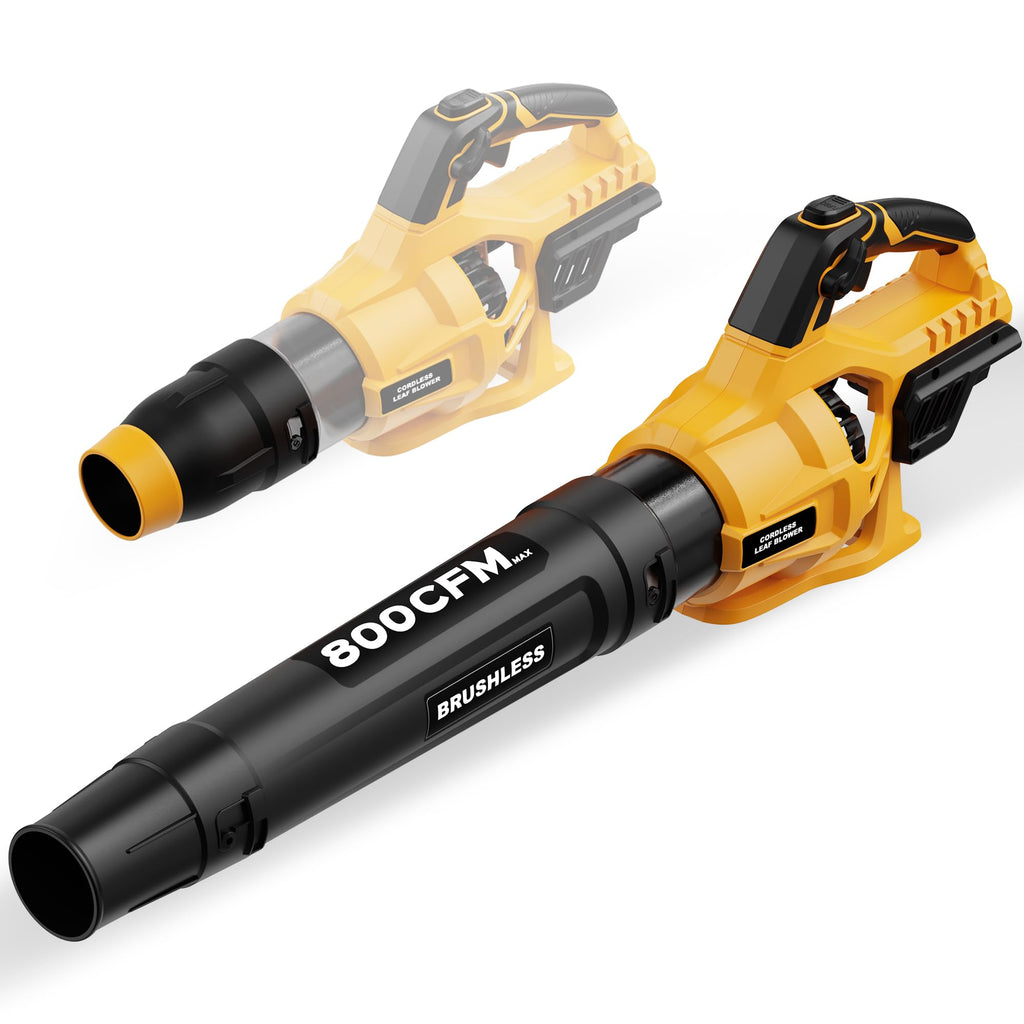 800 CFM Cordless Leaf Blower Compatible with 20V MAX Battery Powerful Lightweight for Yard Garden Driveway