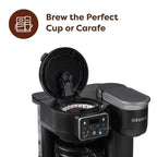 Single Serve and Carafe Coffee Maker for Hot and Iced Drinks, 72 Oz Reservoir