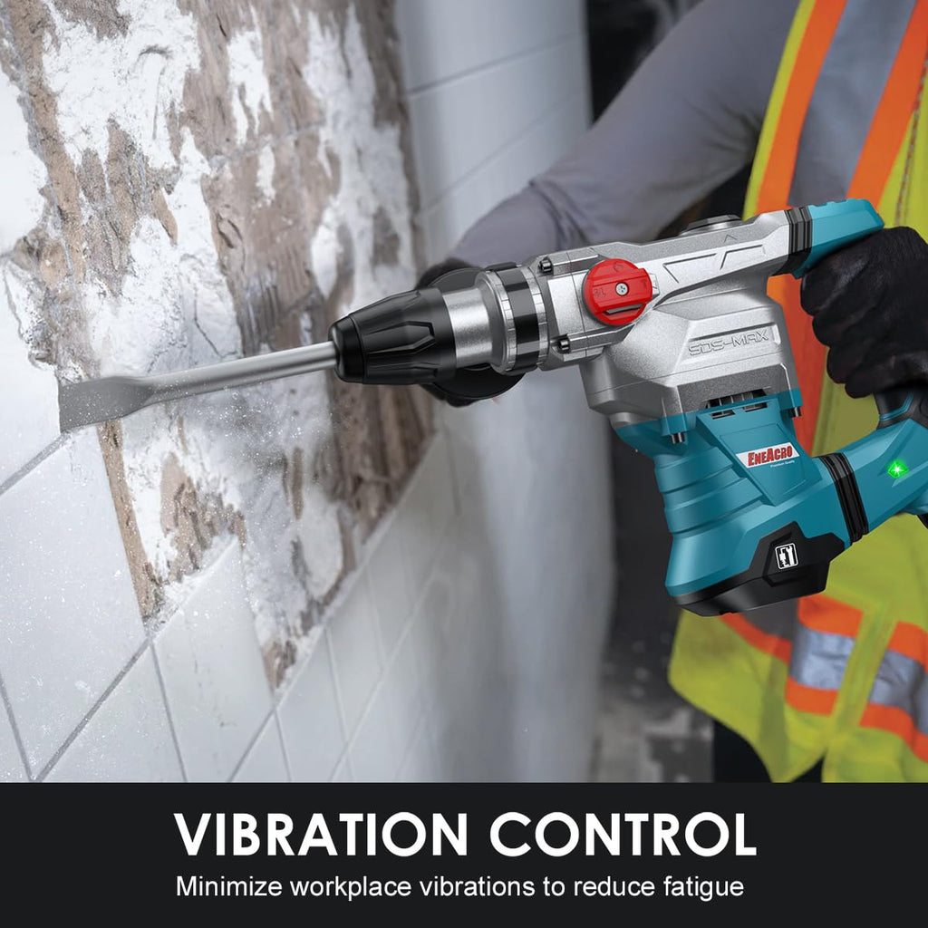 Heavy Duty SDS Max Rotary Hammer Drill 9 ft lbs 3 Functions for Concrete Drilling Demolition