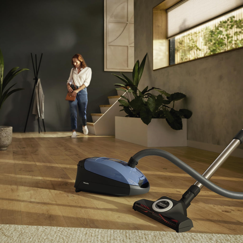 Bagged Canister Vacuum for Hard Floors and Low to Medium Pile Carpet