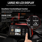 25A Pro+ Battery Charger 6V 12V Automatic Maintainer Engine Start Desulfator Repair for Lead Acid AGM LiFePO4