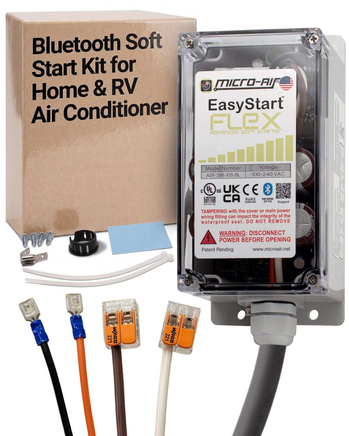 EasyStart Flex 398 Soft Start Kit for Home and RV Air Conditioner Energy Saving Easy Install