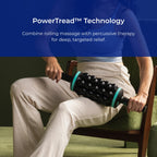 RPM Rolling Percussive Massager Deep Tissue Muscle and Back Roller for Full Body Muscle Recovery