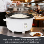 Commercial rice cooker 90 cup 16 qt large capacity cooker for restaurant catering and buffet