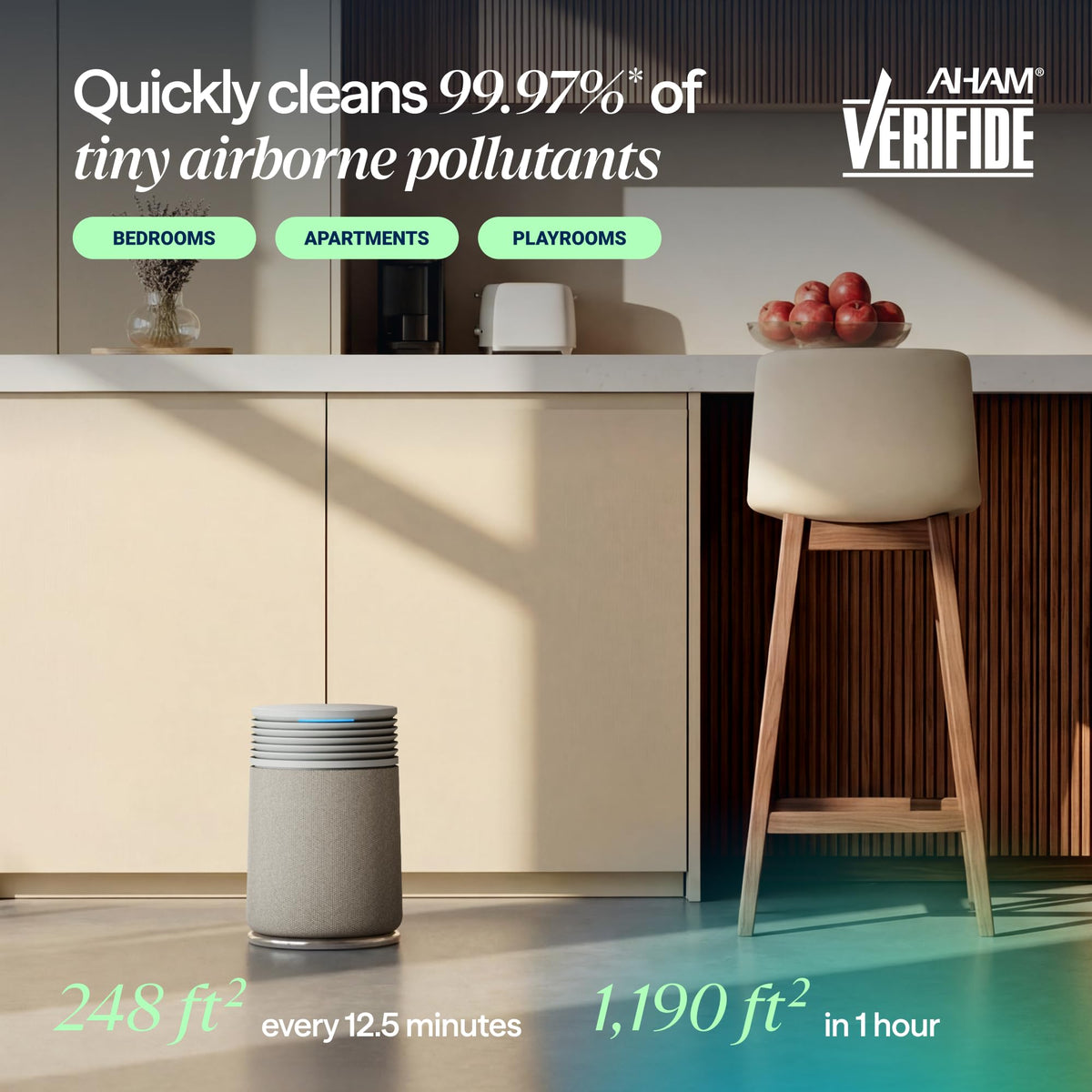 Air Purifier for Home Bedroom Dorm up to 1190 Sq Ft Signature SP1i HEPA Clean Air Solution
