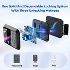 Keyless RV Door Lock for Trailers and Fifth Wheels, Camper Entry Replacement