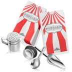 Movie Theater Style Popcorn Machine Maker with Cart 10 Ounce Kettle Red Vintage Popper on Wheels