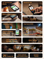 BSC500 GPS Bike Computer with 3.3 inch Touch Screen Map and Voice Navigation for Cycling Use