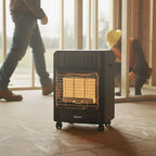 Portable Outdoor Propane Cabinet Heater 18000 BTU Radiant Gas Heater Tip Over and ODS Safety Shut Off 22BF-A00