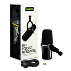 MV7+ USB C XLR Podcast Dynamic Microphone Black for Streaming Recording Broadcasting and Studio