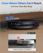 T50 PRO Omni Robot Vacuum and Mop 3.19in 15000Pa ZeroTangle 2.0 TruEdge AIVI 3D Auto Wash Dry Self Empty