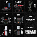 2x42 in Belt Sander and 6 in Bench Grinder Combo for Metalworking 3.5A Motor Workshop Tool