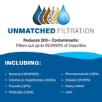 Pro Stainless Steel Water Filtration System with 200 Gallon Capacity for Clean Drinking Water