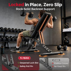 Adjustable Weight Bench 750 lb ASTM Tested Foldable Workout Bench for Home Gym Strength Training