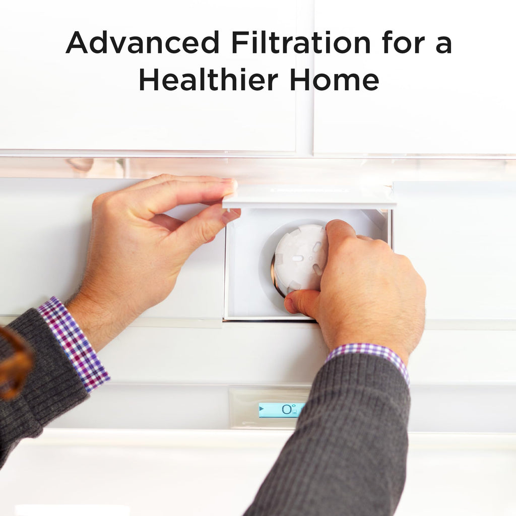 Replacement water filter 4204490 and air filter 7042798 combo pack for clean air and water