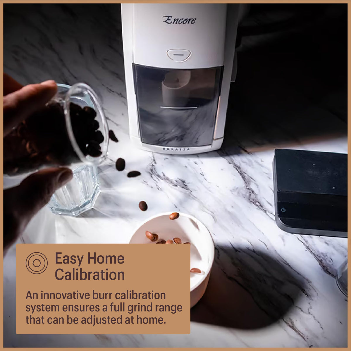 Encore coffee grinder ZCG485BLK black conical burr adjustable 40 grind settings for home brewing