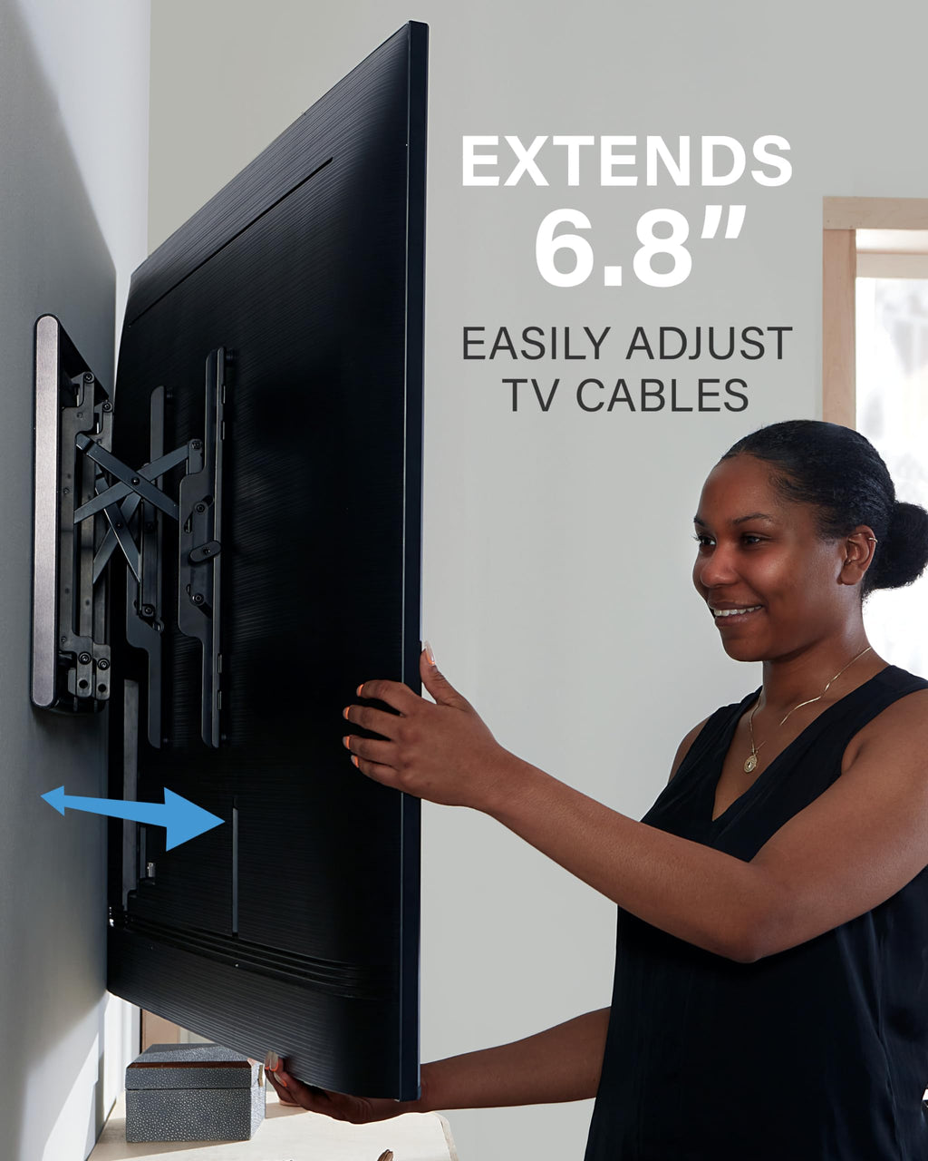 Tilting TV Wall Mount for 42 to 90 Inch TVs, Low Profile, 12 Degree Tilt