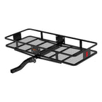 18153 Folding hitch basket cargo carrier 60 by 24 with 500 lb capacity heavy duty for SUV truck RV