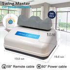Chi swing machine passive aerobic exerciser figure trimmer lymphatic massager body shaker leg exercise FSA HSA