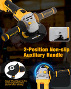 Cordless Angle Grinder 20V Battery Powered Tool for Cutting Grinding Polishing and DIY Work