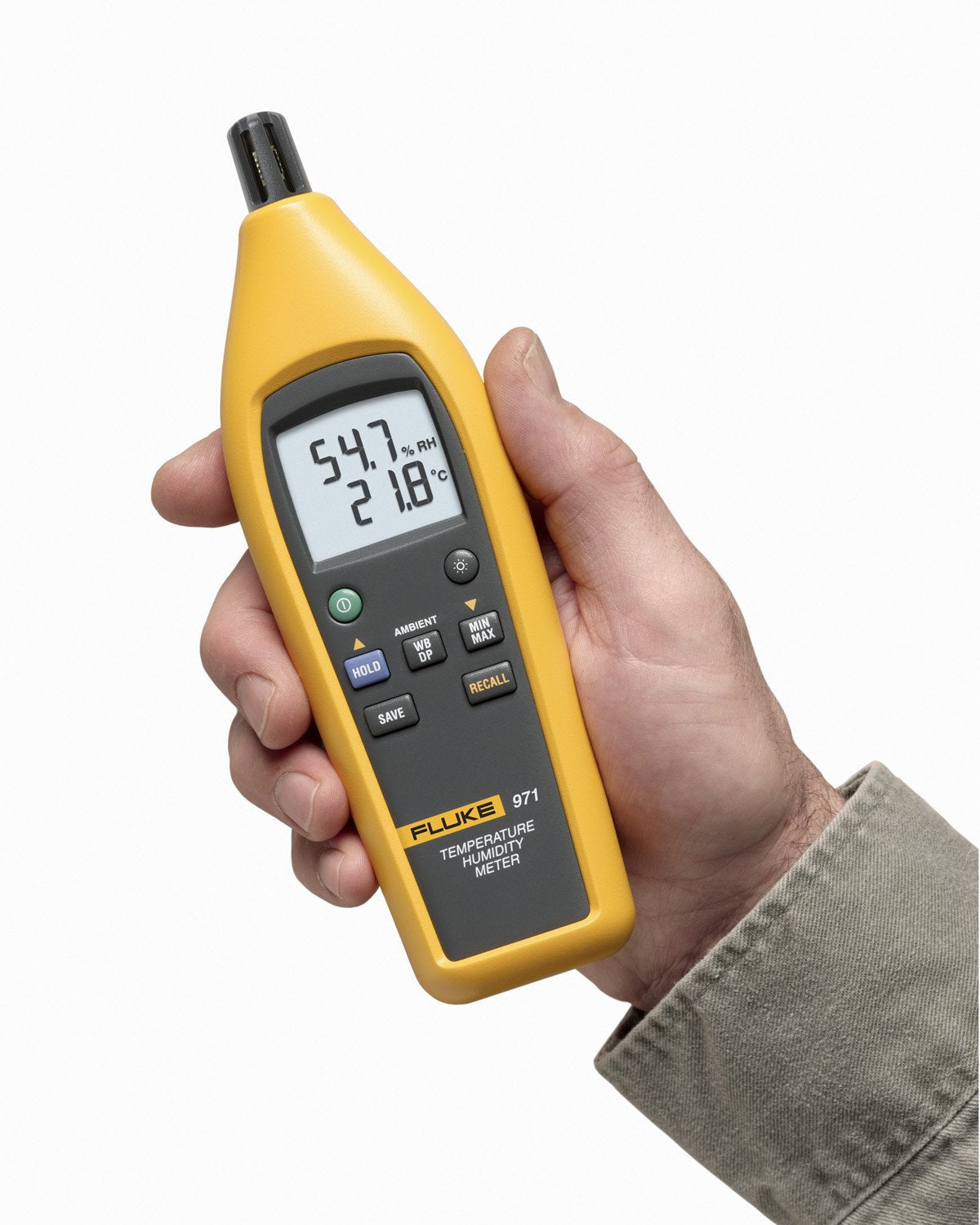 971 Temperature Humidity Meter Handheld Digital Thermometer Hygrometer for HVAC Industrial Testing