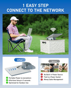 Battery for Starlink Mini Clip On Design Outdoor Use 158 Wh Capacity IP65 Waterproof 6 to 9 Hours Runtime