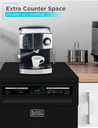 18 Inch Portable Dishwasher Energy Star BPD8B Black Compact Efficient Design for Small Spaces