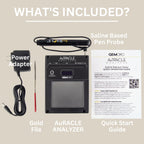 Auracle Analyzer Gold Tester Accurate Compact Portable Electronic High Karat Gold Platinum Jewelry Testing Tool