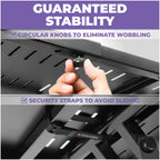 Adjustable X-Style DJ Table Stand for Audio Mixers and Stage Equipment
