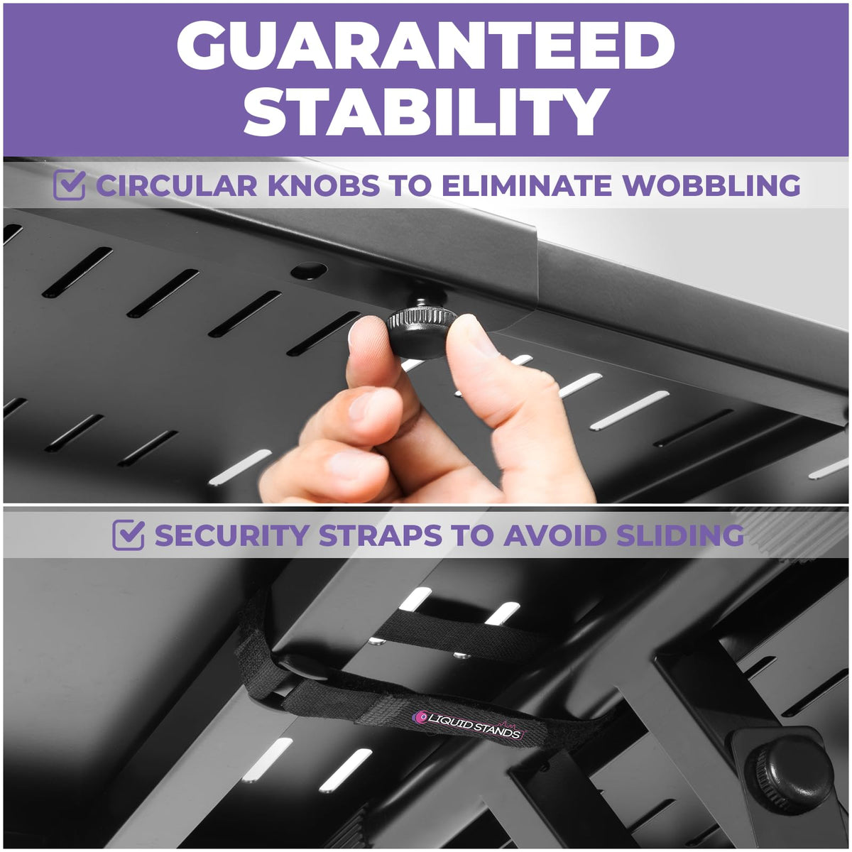 Adjustable X-Style DJ Table Stand for Audio Mixers and Stage Equipment