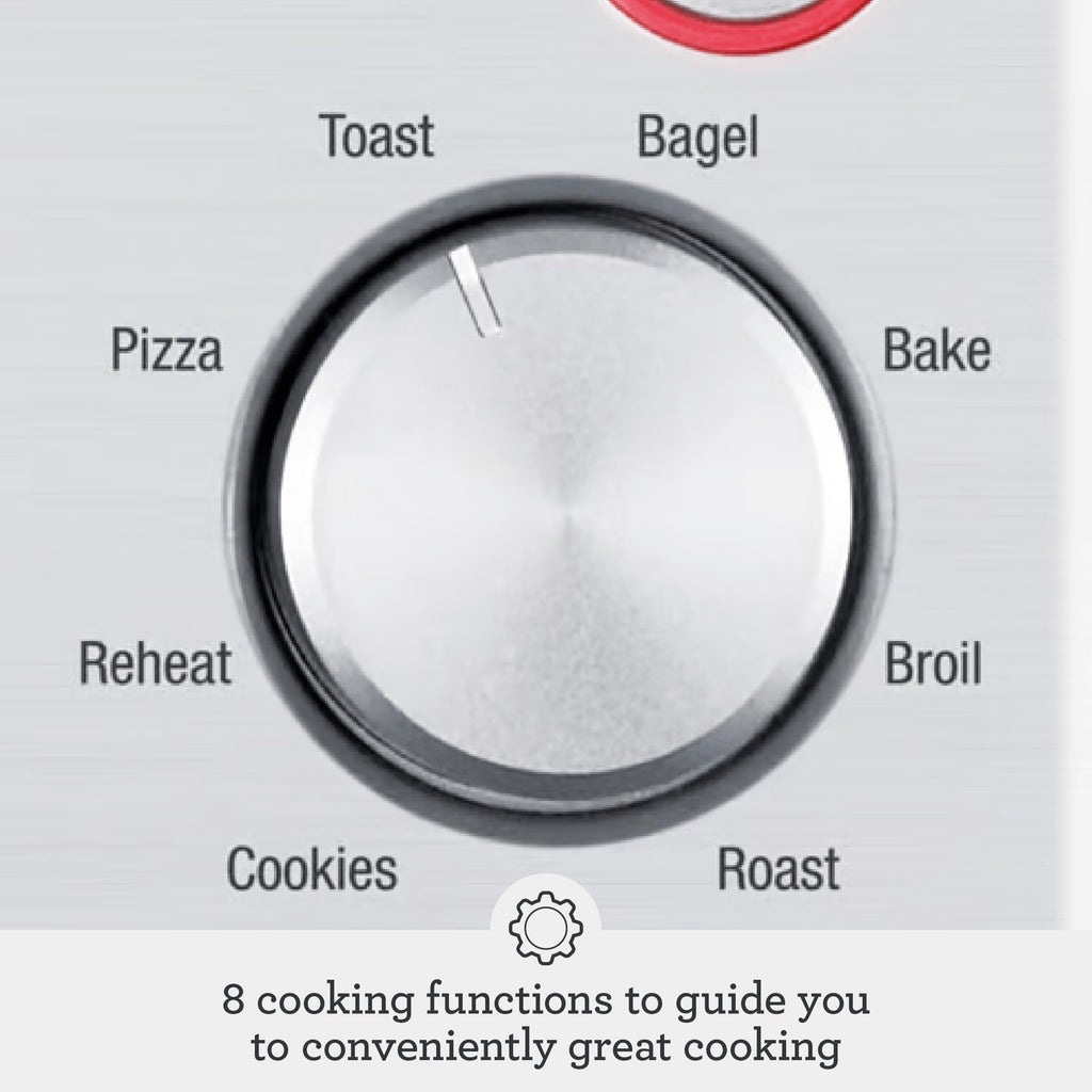 Compact Countertop Toaster Oven, Brushed Stainless Steel, BOV650XL