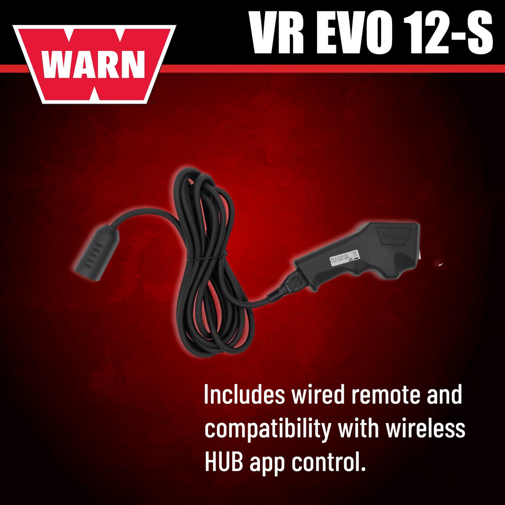 VR EVO 12-S Electric 12V Winch 12000 lb Pull Capacity Heavy Duty Truck Winch for Off Road 103255
