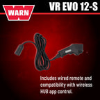 VR EVO 12-S Electric 12V Winch 12000 lb Pull Capacity Heavy Duty Truck Winch for Off Road 103255