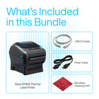 ZP450 Direct Thermal Label Barcode Printer with USB Serial and Parallel Connectivity for Shipping Labels