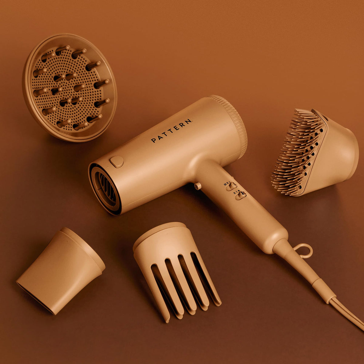 Powerful Salon Quality Blow Dryer with Four Attachments for Curly Coily and Tight Texture Hair