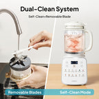 Automatic Nut Milk Maker, 12-in-1, Removable Blade, 50.73 Fl Oz