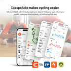 Touchscreen GPS Bike Computer CS600 Wireless IPX7 Waterproof Speedometer Bluetooth ANT Navigation 36H Battery