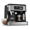 All in One Espresso and Coffee Maker 10 Cup Pot with Milk Frother for Home Cafe Latte Cappuccino
