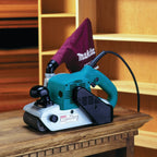 9403 4 x 24 inch belt sander teal corded electric heavy duty woodworking sanding tool for workshop