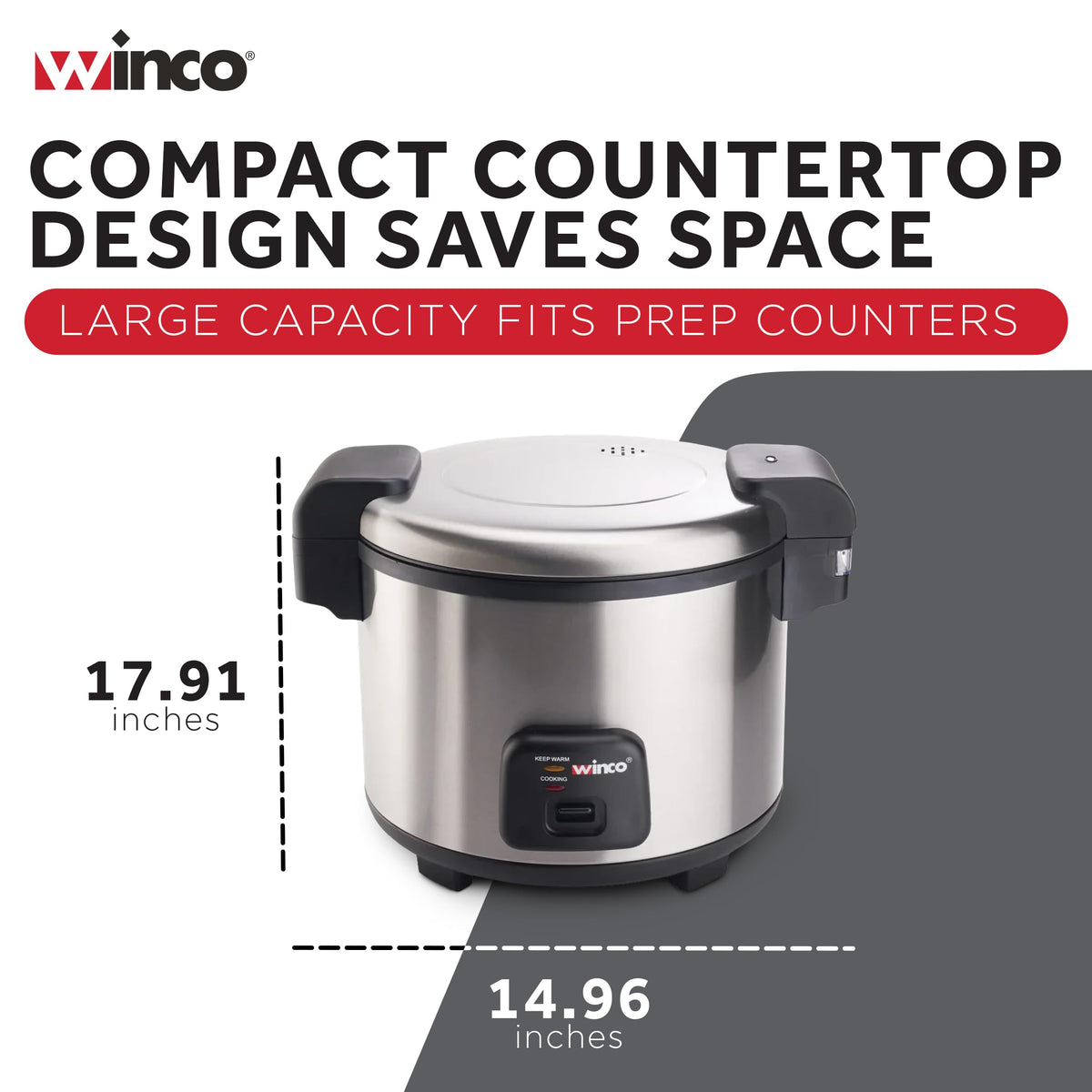 30 Cup Commercial Grade Electric Rice Cooker S Large Capacity Restaurant Home Kitchen Durable