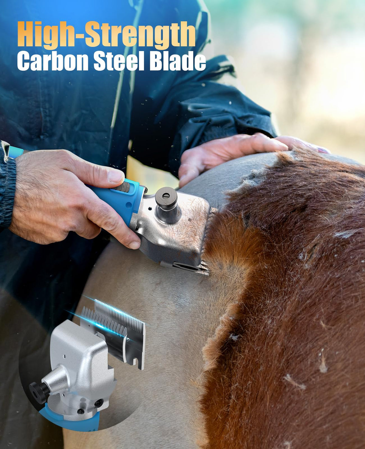 Professional horse clippers 2601 heavy duty grooming tool for livestock and farm animal care