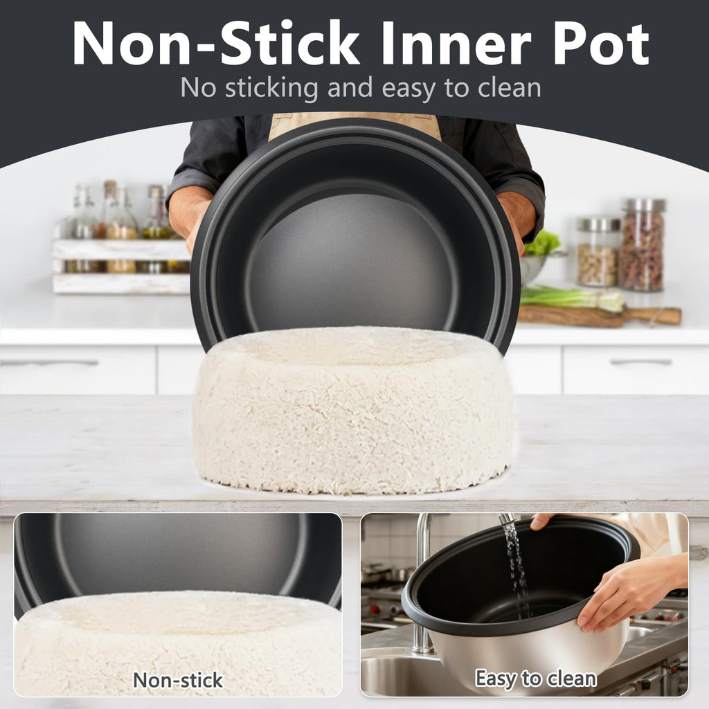 Commercial rice cooker 90 cup 16 qt large capacity cooker for restaurant catering and buffet
